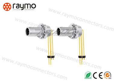 4pin Male Circular Push Pull Connectors Harsh Environmental Resistance High Performance
