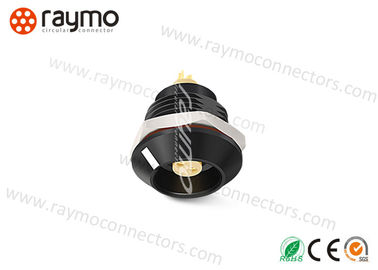 Nut Fixing Circular Waterproof Connector 16 Pin Female Solder PPS Insulator Durable