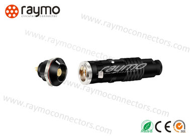 IP68 Waterproof Straight Plug FGG 2K Series 10 12 14 16 19 pins Metal Circular Push Pull Self Latching Connector