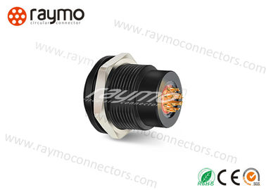 Circular Waterproof IP68 push pull circular connector Brass shell
