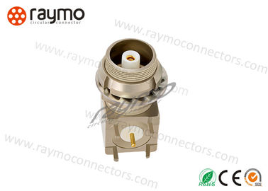 Multiple Keying Options  Half Moon Connector , Coaxial Cable Elbow Crimp Print Contacts