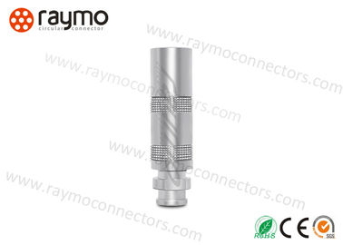 FFA Plug Half Moon Connector , Circular Push Pull Connectors 00 0S 1S 2S Series