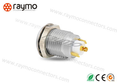 Space Saving Half Moon Connector , Female Coax Connector High Density Installation