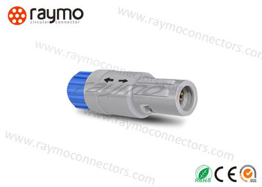 PAG.M0.4GL Plastic Straight Plug Circular Push Pull Male Connector