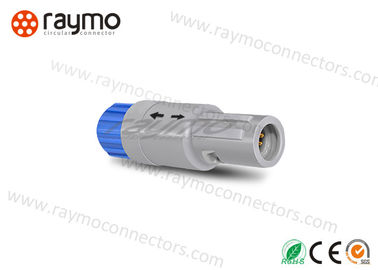 4 Pin Male Cable Connector , Circular Push Pull Connectors Provide Secure Connectivity