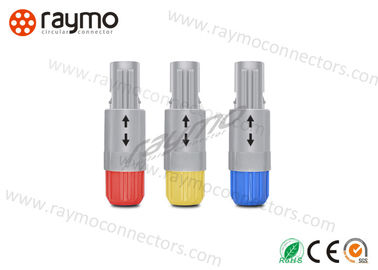 Self Latching Locking Plug And Socket Connectors Plastic Material Compatible With Lemo