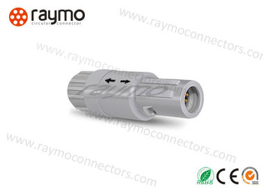 4 Pin Male Cable Connector , Circular Push Pull Connectors Provide Secure Connectivity