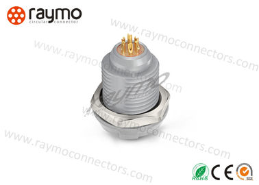 Industrial Panel Mount Power Connector , Plastic Cable Connector Self Locking High Precision