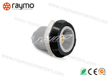 Industrial Panel Mount Power Connector , Plastic Cable Connector Self Locking High Precision