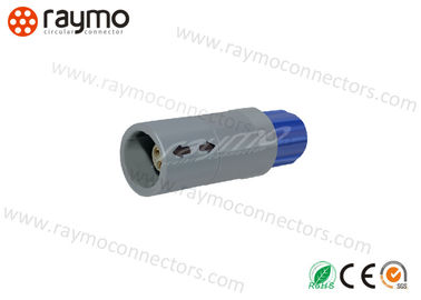 ECG Monitor Circular Plastic Connectors Push Pull Fastensing Type Panel Mounted