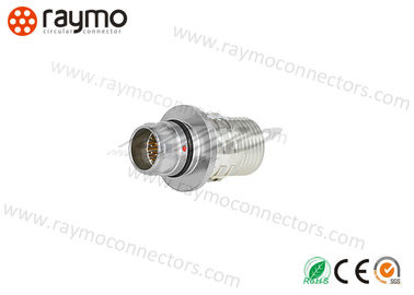 16 Pin Plug IP68 AMC Connector , Quick Connect Cable Connectors Self Latching