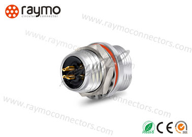 PEEK Insulator 0W Shell Circular Waterproof Connector EMC Shielding