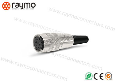 Cable Mounted Free Sokcet Threaded Coaxial Connector With Threaded Joint