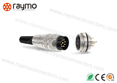 Metal Plastic Coaxial Power Connector Compact Design Tested According MIL