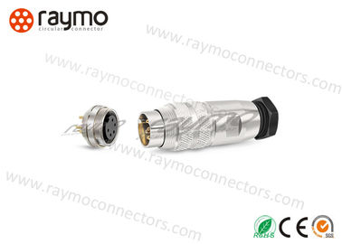 Binder 423 Series Threaded Electrical Connector , Circular Plastic Connector Cable Mount Plug