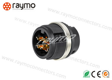 High Speed Camera  Bayonet Miniature Connector PBT Insulator 16 Mm Locking Thread
