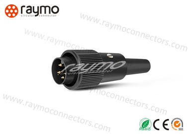 Custom Threaded Electrical Connector , Screw Locking Connector 19.9 – 20 Mm Diameter