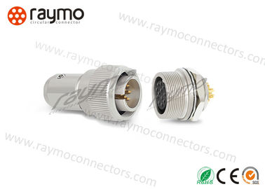 "	IP50 Rating Screw Lock Connector R10A-7TP-12P PLUG PPS PEEK Material Insulator"