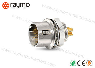 Chassis Power Socket Panel Mount Connector Female Solder Contacts Compatible With Hirose