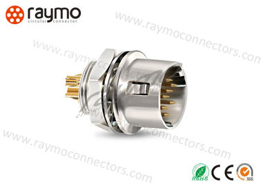 Chassis Power Socket Panel Mount Connector Female Solder Contacts Compatible With Hirose