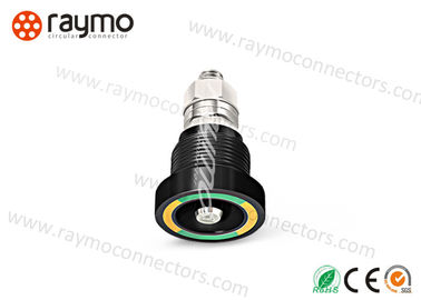 Nickel Plated Waterproof Power Connector , Medical Grade Connectors POM Insulator