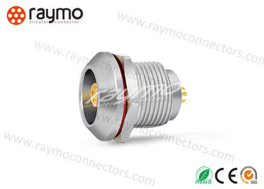 Outdoor Application Coax Compression Connector Straight PCB Contacts Watertight