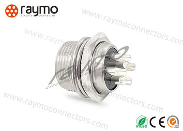 4 Pin Female Ideal Sensor Cable Connector High Dielectric Strength In Line Flex Body