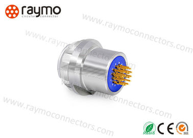 Professional Military Radio Connectors , Mil Spec Fiber Optic Connectors Small Volume Size