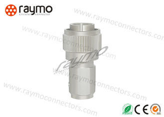 Compact Screw Lock Connector , Circular Power Plug Mechanical And Color Coding