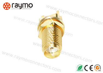 50 Ohm Coaxial Sma Fiber Connector With Gold Plated  Repeatable Electrical Performance