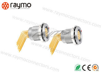 Elbow PCB Printed Circuit Connectors  EGG ECG EEG EHG Panel Socket Waterproof