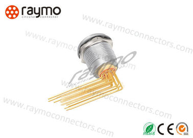 Elbow PCB Printed Circuit Connectors  EGG ECG EEG EHG Panel Socket Waterproof
