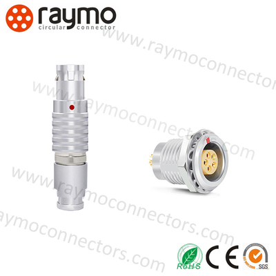 Shockproof Circular Push Pull Connectors G Coded Self Latching Mechanism