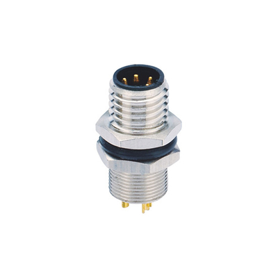 Panel Mount Miniature Circular Connectors Sensor M8 8 Pin Female Connector