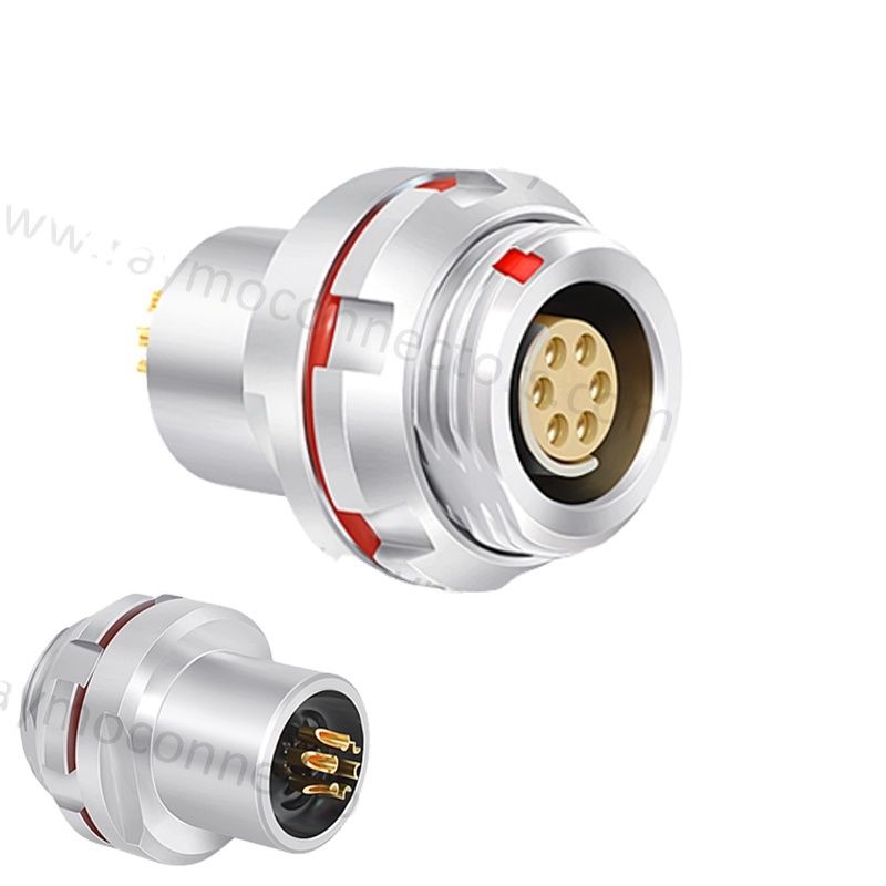 Fischers 0F 8 Pin IP68 Waterproof Brass Circular Connector