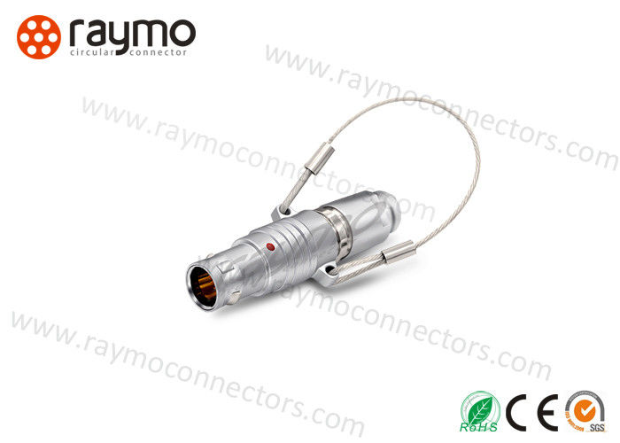Metal Circular Push Pull Connectors IP50 Rating Mpact Structure With OEM ODM Service