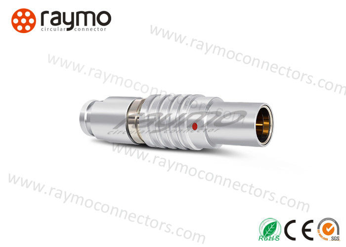 Push Pull Circular Electrical Connectors , Brass Electrical Connectors CE ROHS Approval