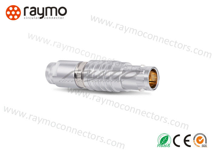 Male Solder 6 Pin FGG 1B Circular Push Pull Connectors IP50