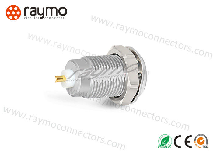 Space Saving Half Moon Connector , Female Coax Connector High Density Installation