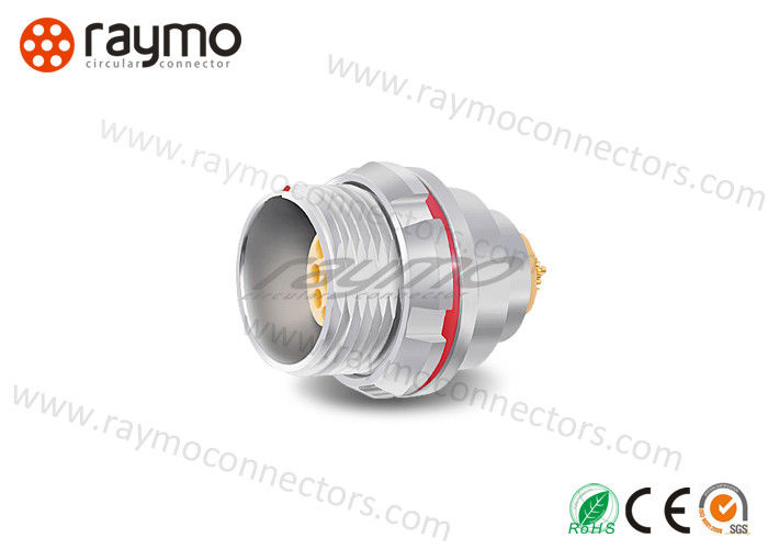 Polarized Keying System Waterproof Power Connector Panel Receptacle Avoid Cross Interface