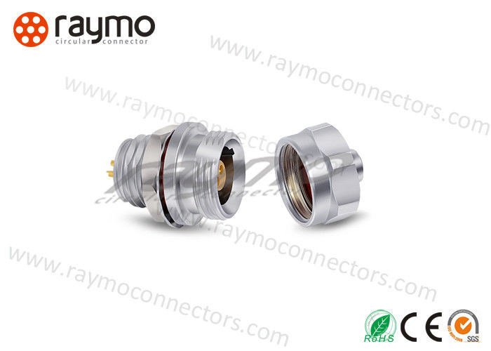 PEEK Insulator 0W Shell Circular Waterproof Connector EMC Shielding