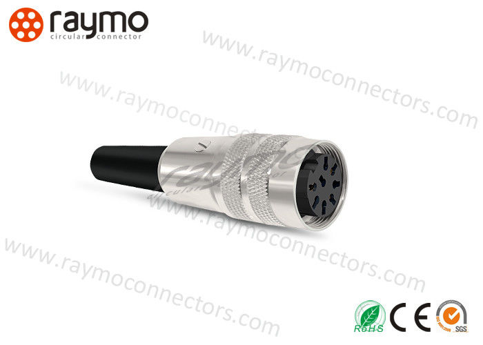 Cable Mounted Free Sokcet Threaded Coaxial Connector With Threaded Joint
