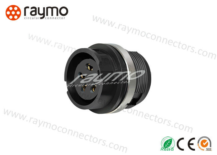 High Speed Camera  Bayonet Miniature Connector PBT Insulator 16 Mm Locking Thread
