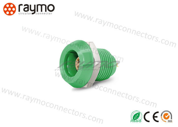 PKG 2pin 3pin 4pin 5pin Circular Plastic Connectors , Male Socket Plug Fixed Socket