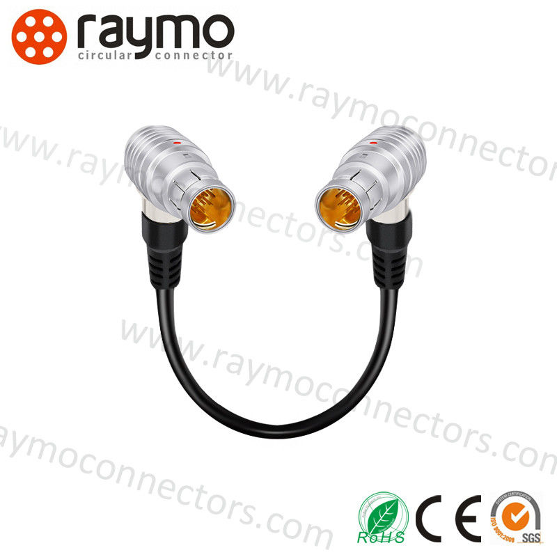 3 Pin Male Solder IP68 Right Angle Connector Fischers WSO
