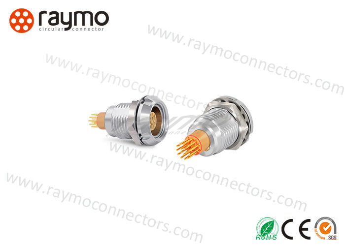 IP50 2.5A 7 Pin Circular Connectors ECG.0B.307.CLN Panel Mount