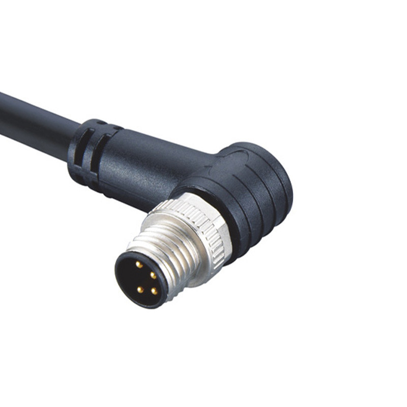Sensor Actuators M8 Right Angle Connector Elbow Plug M8 3 Pin Connector