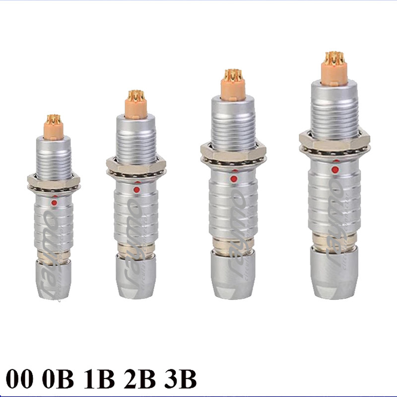 IP50 Chrome Plated Push Pull Connector FGG.0B.302.CLAD52 For Camera