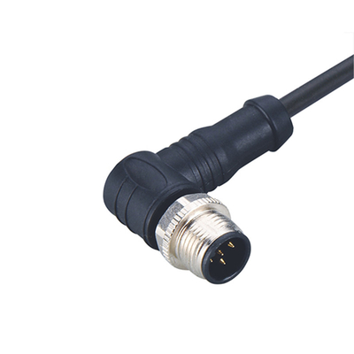 M12 accoppiamento della filettatura di Pin Miniature Circular Connectors Waterproof del gomito 8