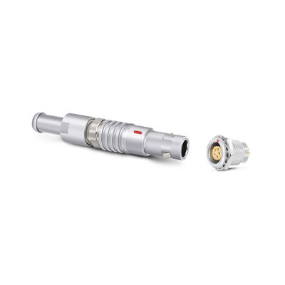 FGG EGG 00B Connettore Push Pull Maschio 2 3 4 Pin Ottone Cromo